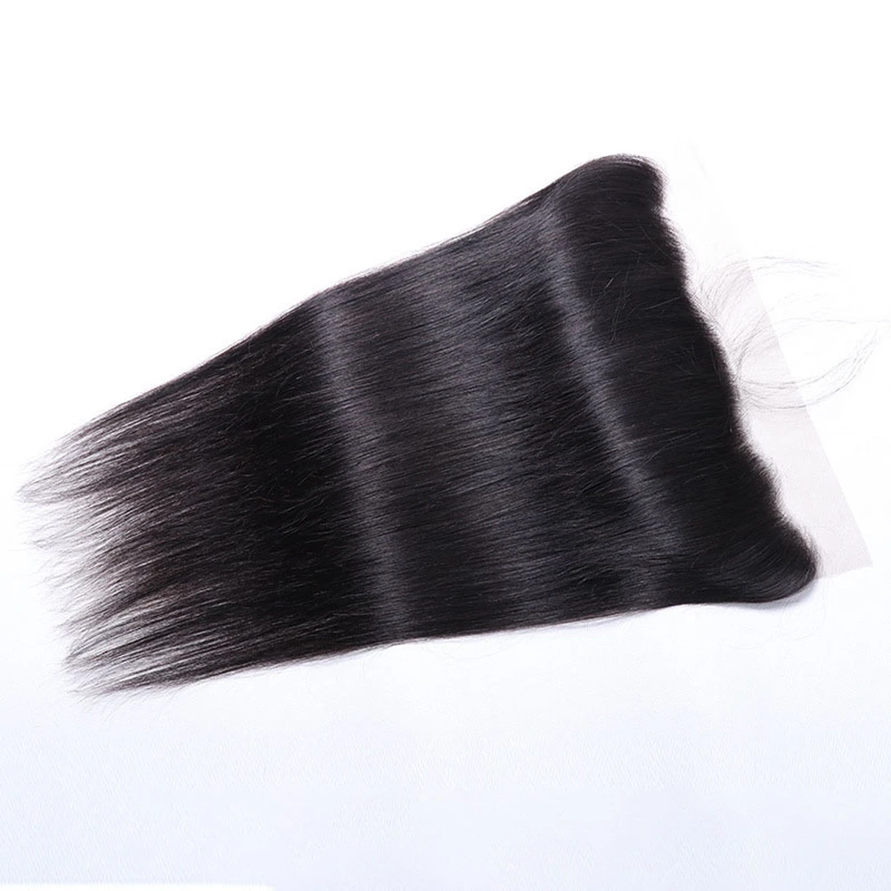 10A Human Hair Straight Transparent 13x4 - View 4